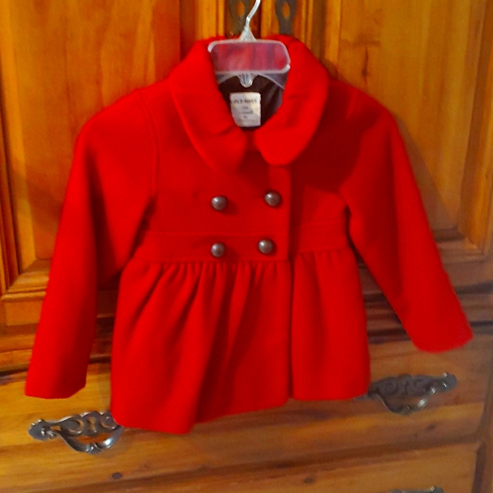 Red kids coat